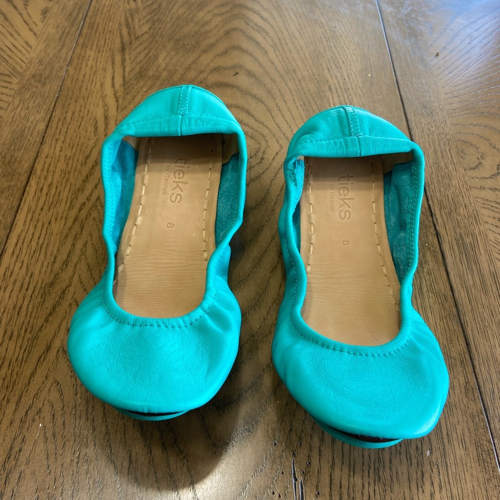 Tieks Blue Limited Edition -Never Been Worn